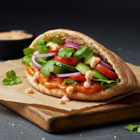 Veg Stuffed Pita Pocket